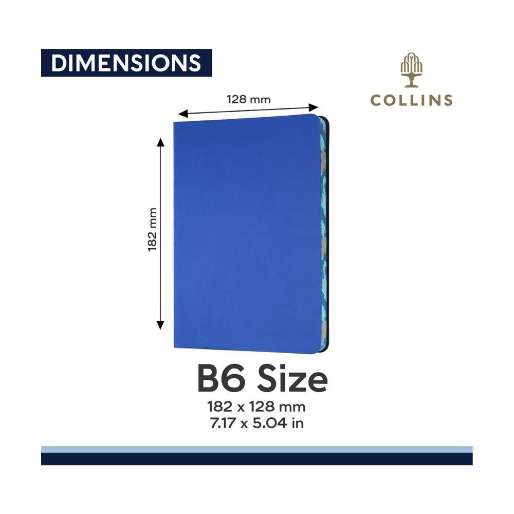 Collins - Edge Camo B6 Ruled Notebook - Indigo