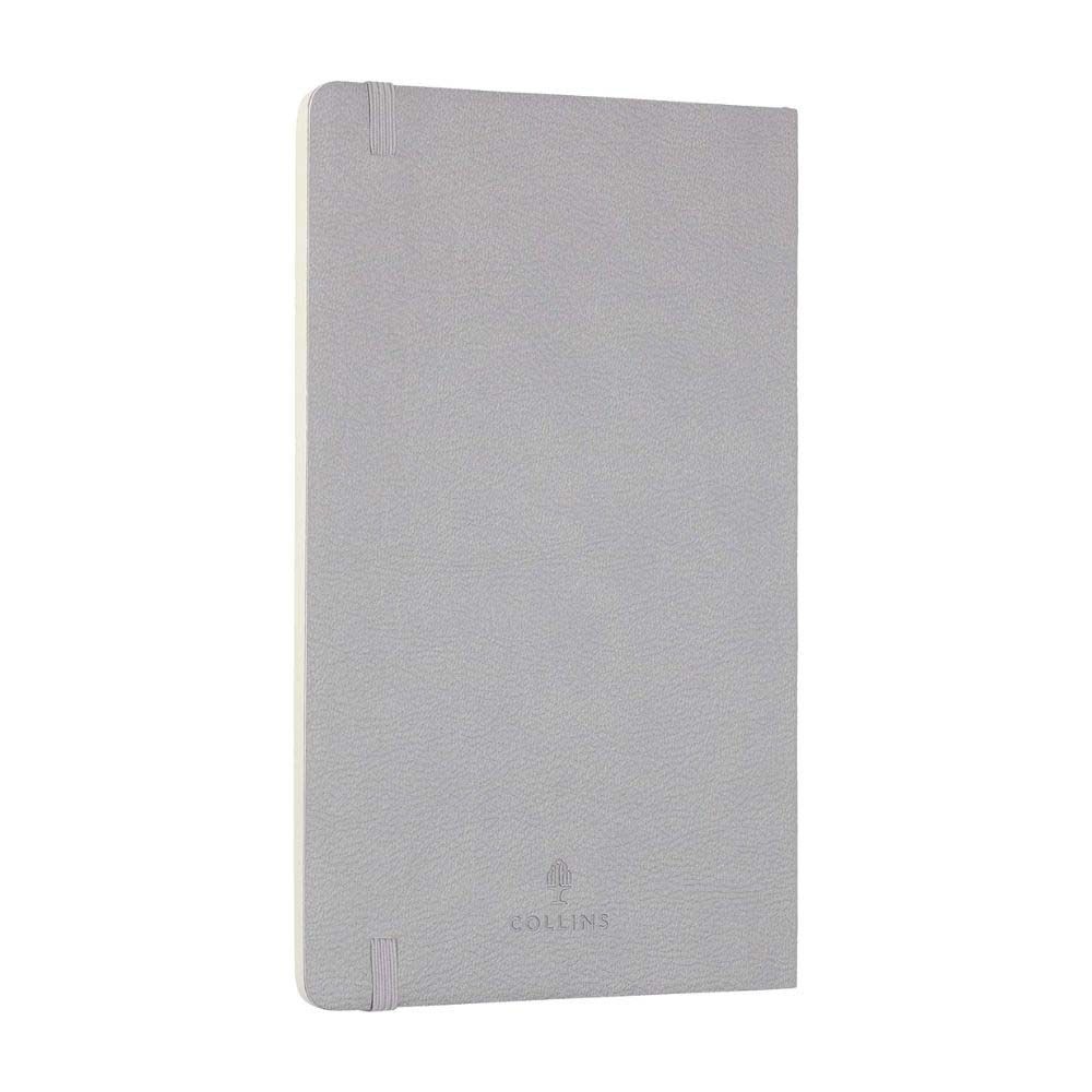 Collins - Clementine A5 Slim Ruled Notebook - Grey