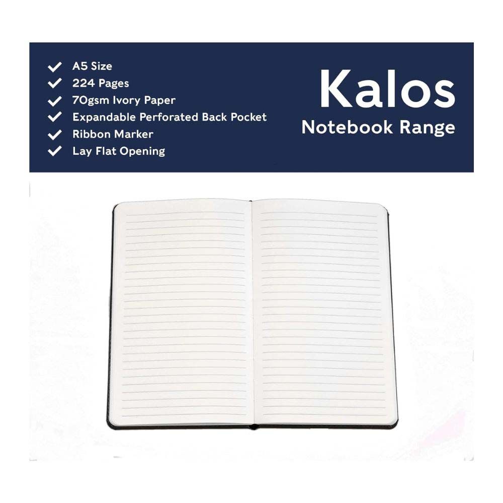 Collins - Kalos A5 Ruled Notebook - Yellow