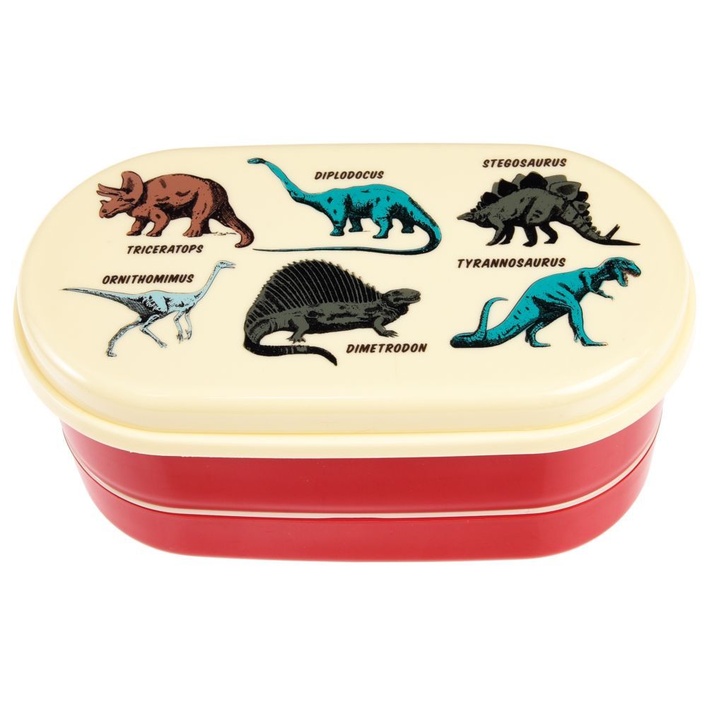 Rex London - Children's 2 Compartment Bento Box - Prehistoric Land