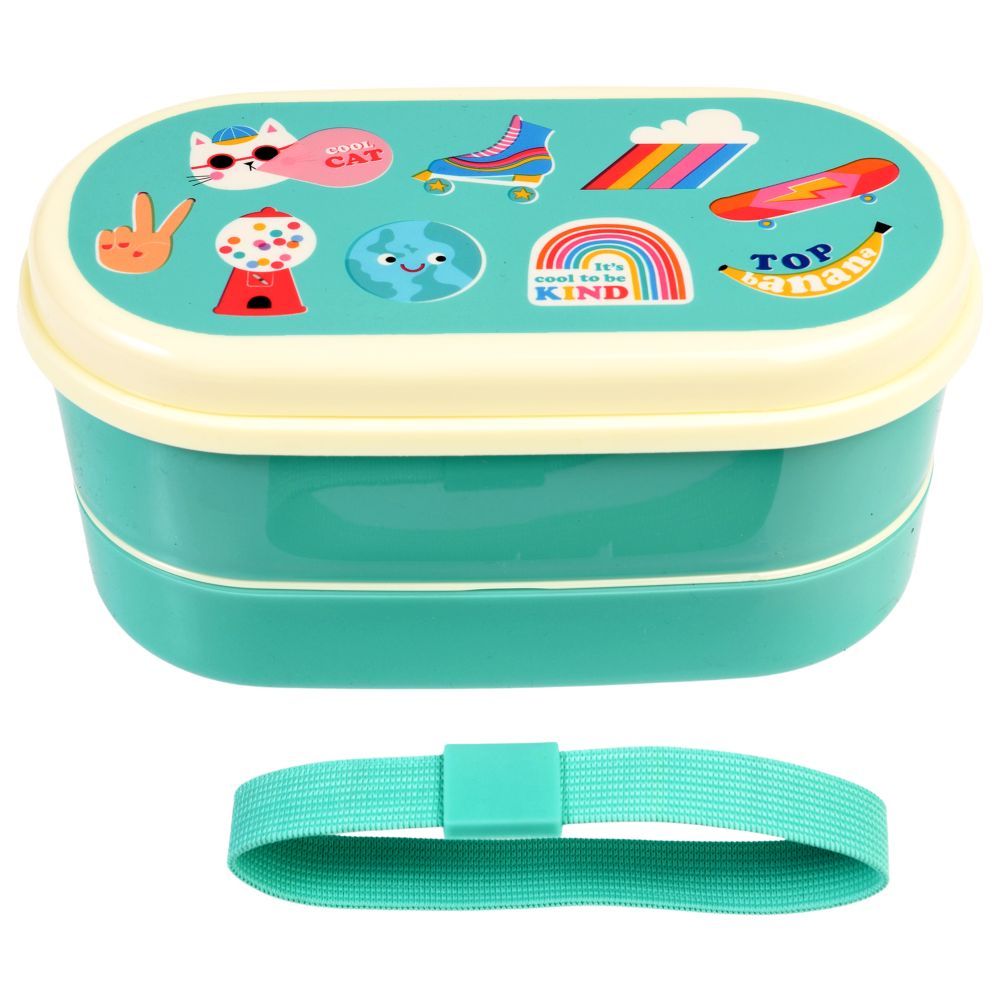 Rex London - Children's 2 Compartment Bento Box - Top Banana