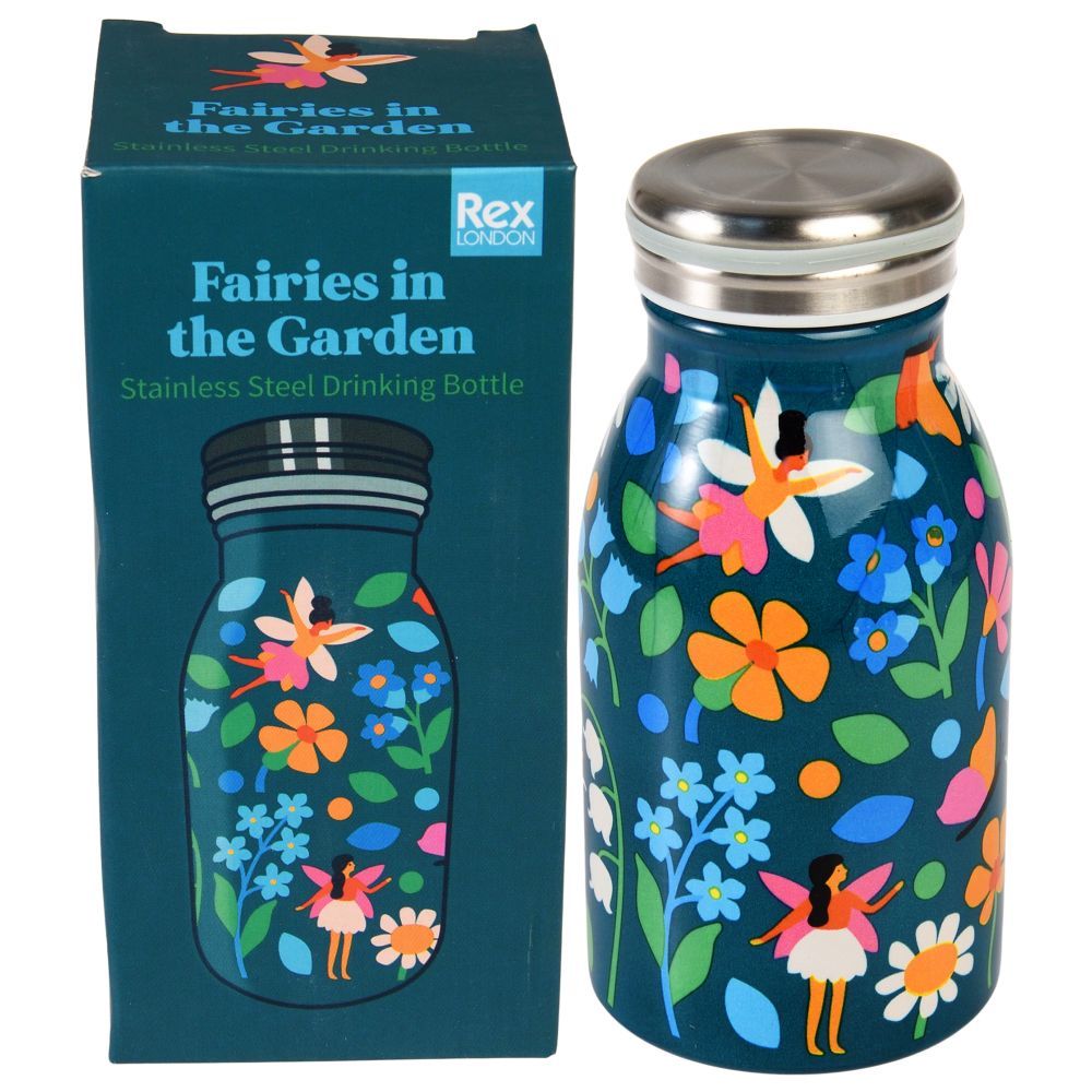 Rex London - Stainless Steel Bottle - Fairies In The Garden - 250 ml