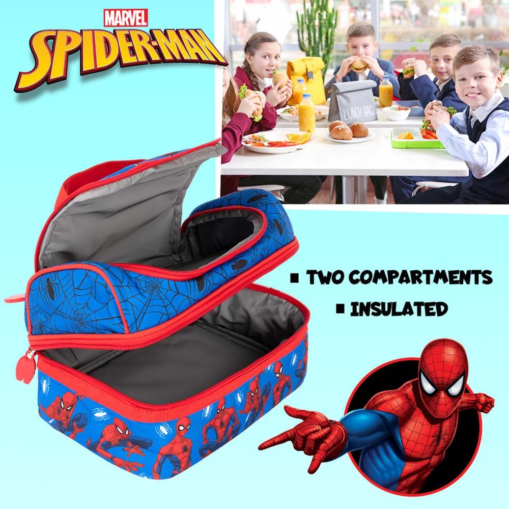 Fringoo - Double Decker Lunch Bag - Spiderman 