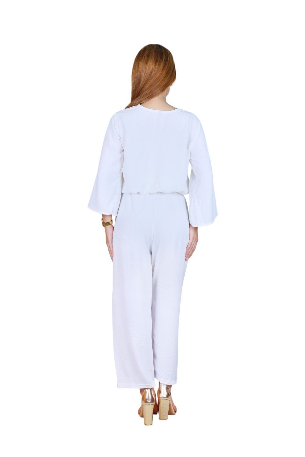 Veronica - Relaxed Fit Co-Ord Set - White