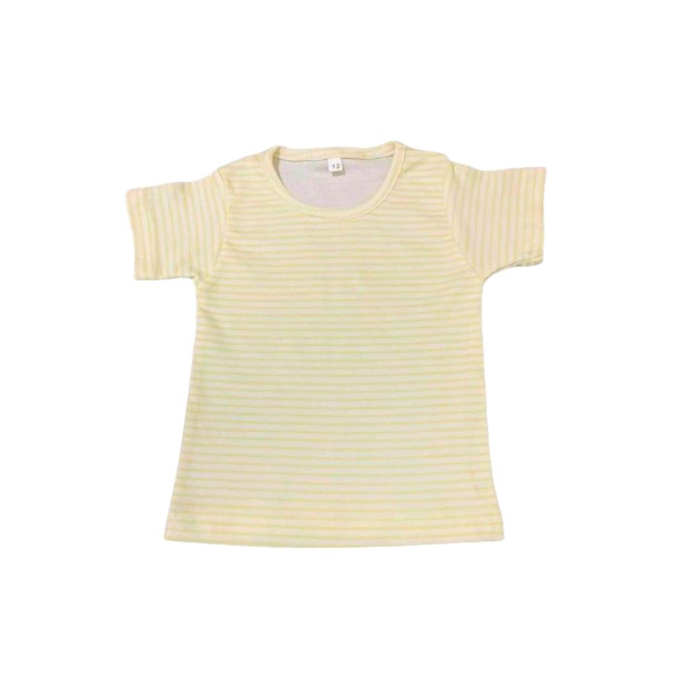 Veronica - Pyjama Set - Striped -  Yellow - 2 Pcs