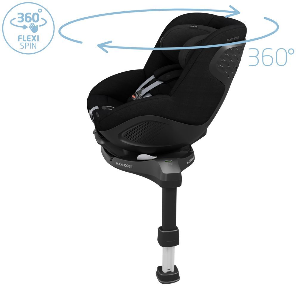 Maxi-Cosi - Mica 360 Pro I-Size Car Seat With Base - Authentic Black