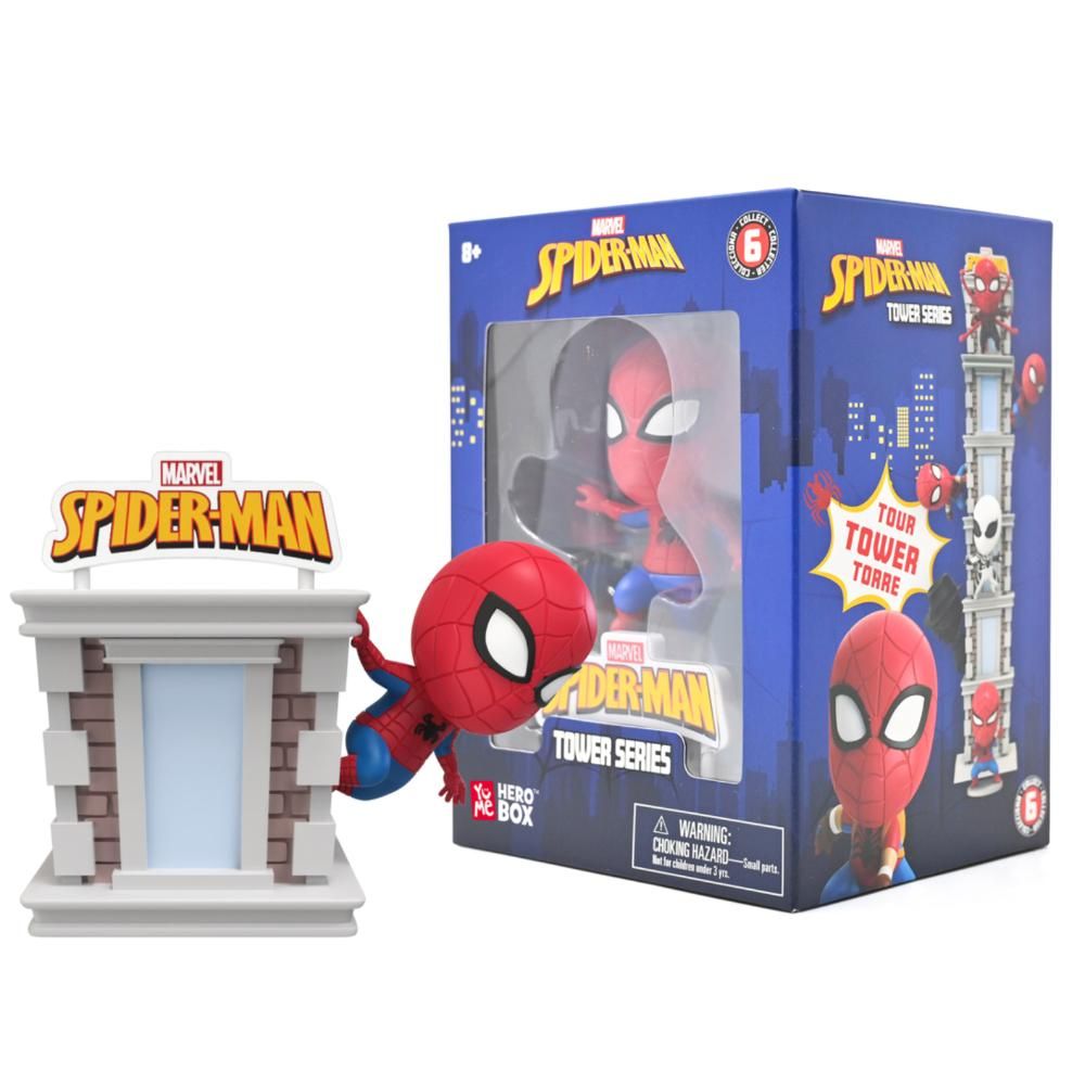 Marvel - Spiderman Tower Series With Window Box - Style May Vary - 1 Pc