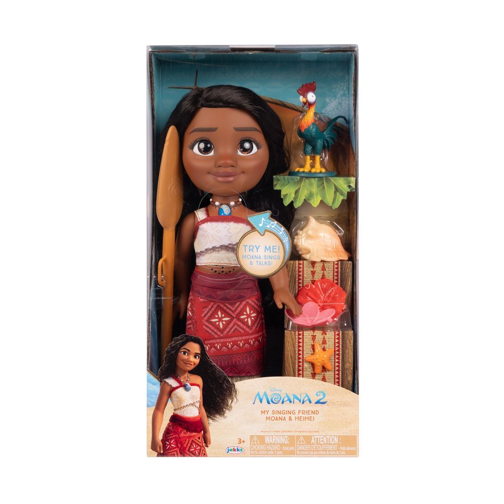 Disney - Battery Operated Moana2 My Singing Friend With Accessories - 14-Inch