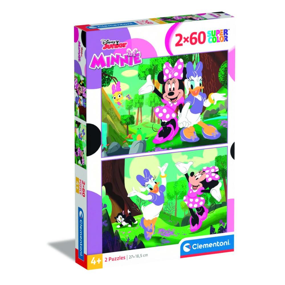 Clementoni - Disney Minnie Puzzle - 2x60 Pcs