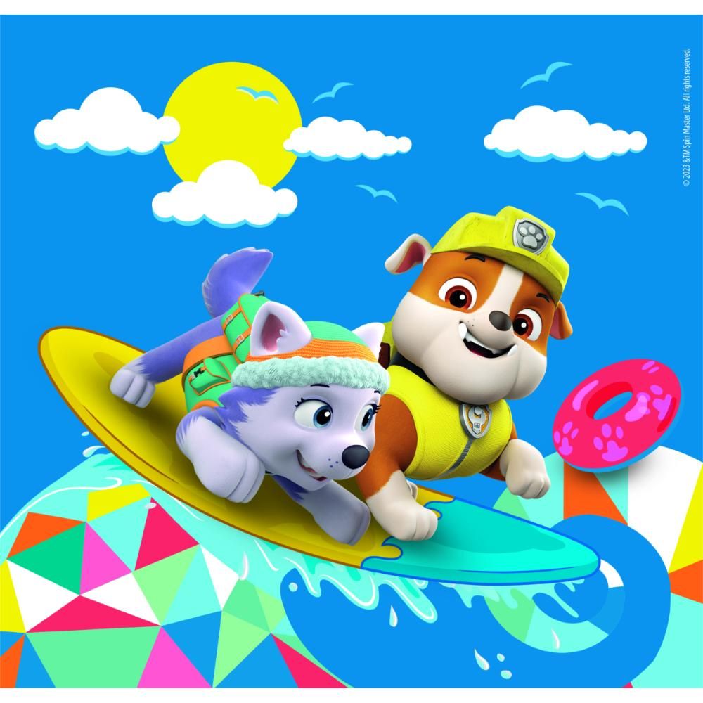 Clementoni - Paw Patrol Beach Super Color Jigsaw Puzzle Set - 48 Pcs - Pack of 3