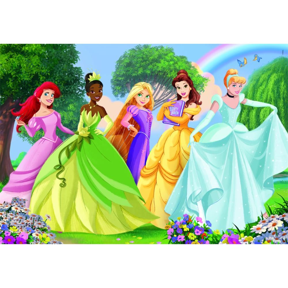 Clementoni - Disney Princess Gown Puzzle - 180 Pcs