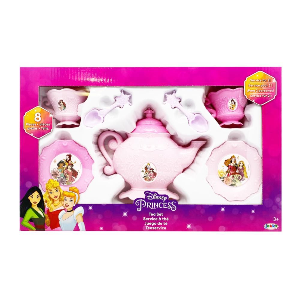 Disney Princess - Small Tea Set - 7pcs - Pink