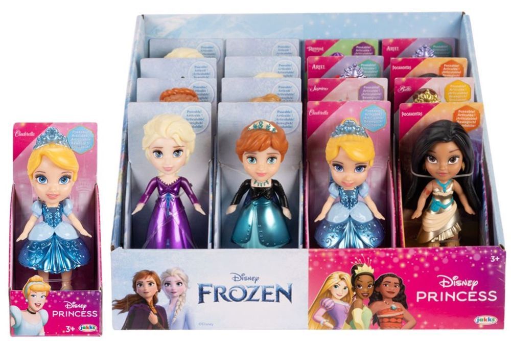 Disney - Princess And Frozen Mini Toddlers Doll - 3-Inch - Style May Vary - 1 Pc