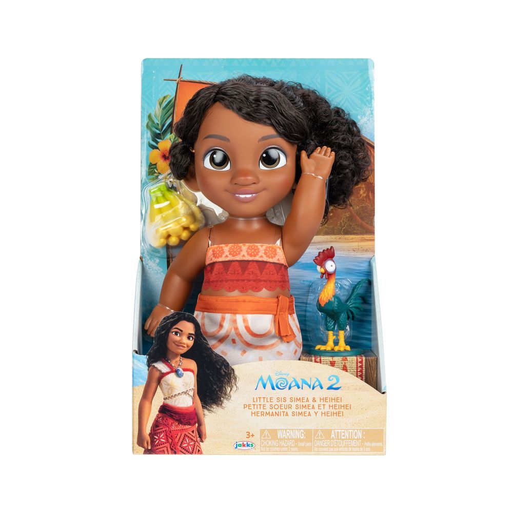 Disney - Moana2 Young Character Doll With Hei Hei