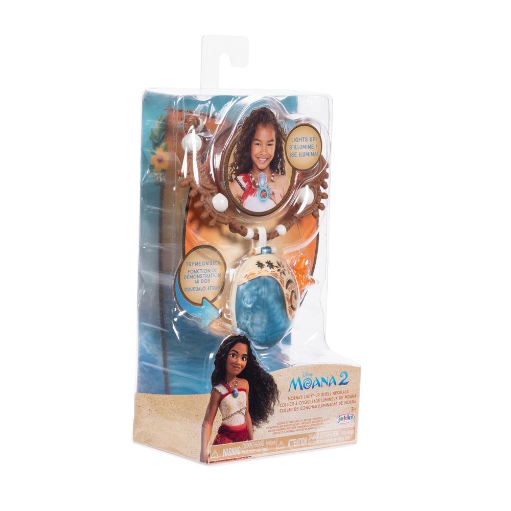 Disney - Moana 2 Light-Up Shell Necklace And Sea Star Set - 2 Pcs