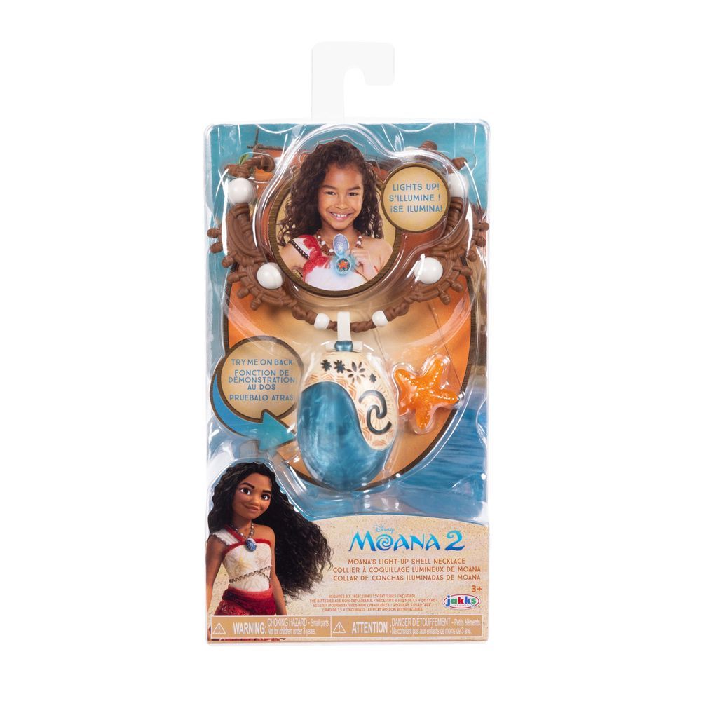 Disney - Moana 2 Light-Up Shell Necklace And Sea Star Set - 2 Pcs