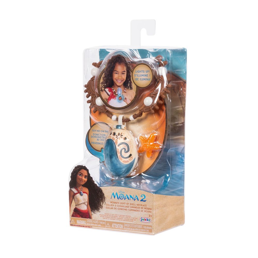 Disney - Moana 2 Light-Up Shell Necklace And Sea Star Set - 2 Pcs