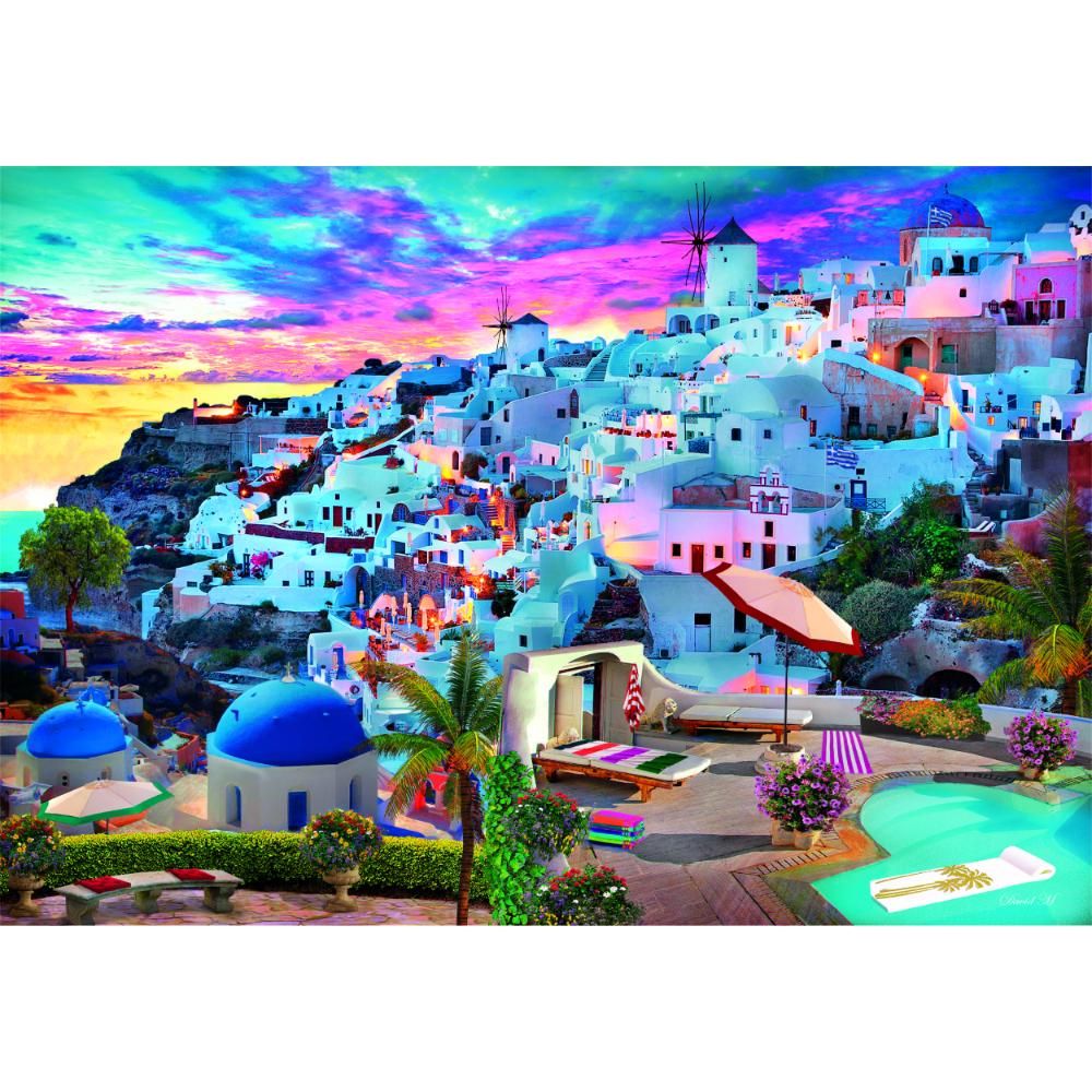 Clementoni - HQC Greece View Puzzle - 500 Pcs