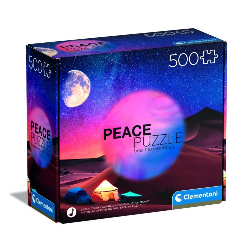 Clementoni - HQC Peace Starry Night Puzzle - 500 Pcs