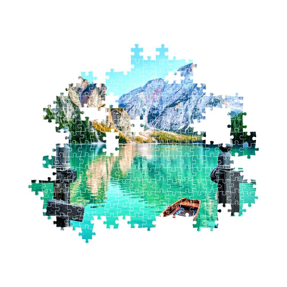 Clementoni - HQC Braise Lake Puzzle And Poster - 500 Pcs