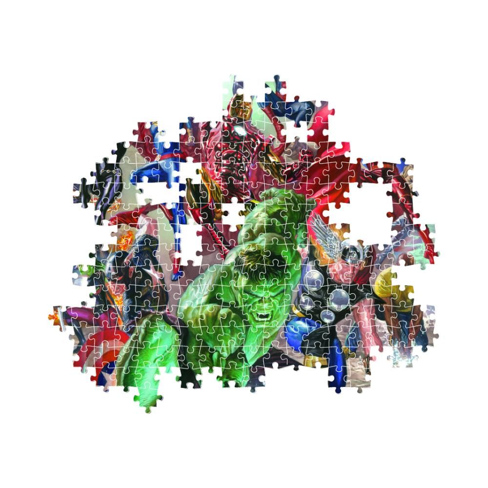 Clementoni - HQC Marvel Puzzle And Poster - 500 Pcs