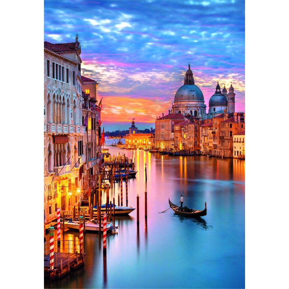 Clementoni - HQC Venice Puzzle And Poster - 500 Pcs