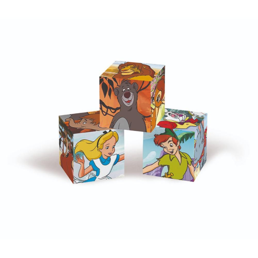 Clementoni - Disney Classics Puzzle Cube Set - 6 Pcs