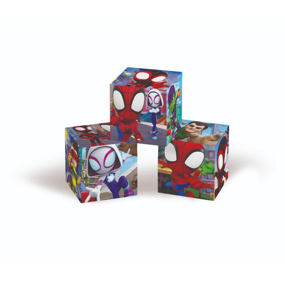 Clementoni - Spidey And His Amazing Friends Puzzle Cube Set - 6 Pcs