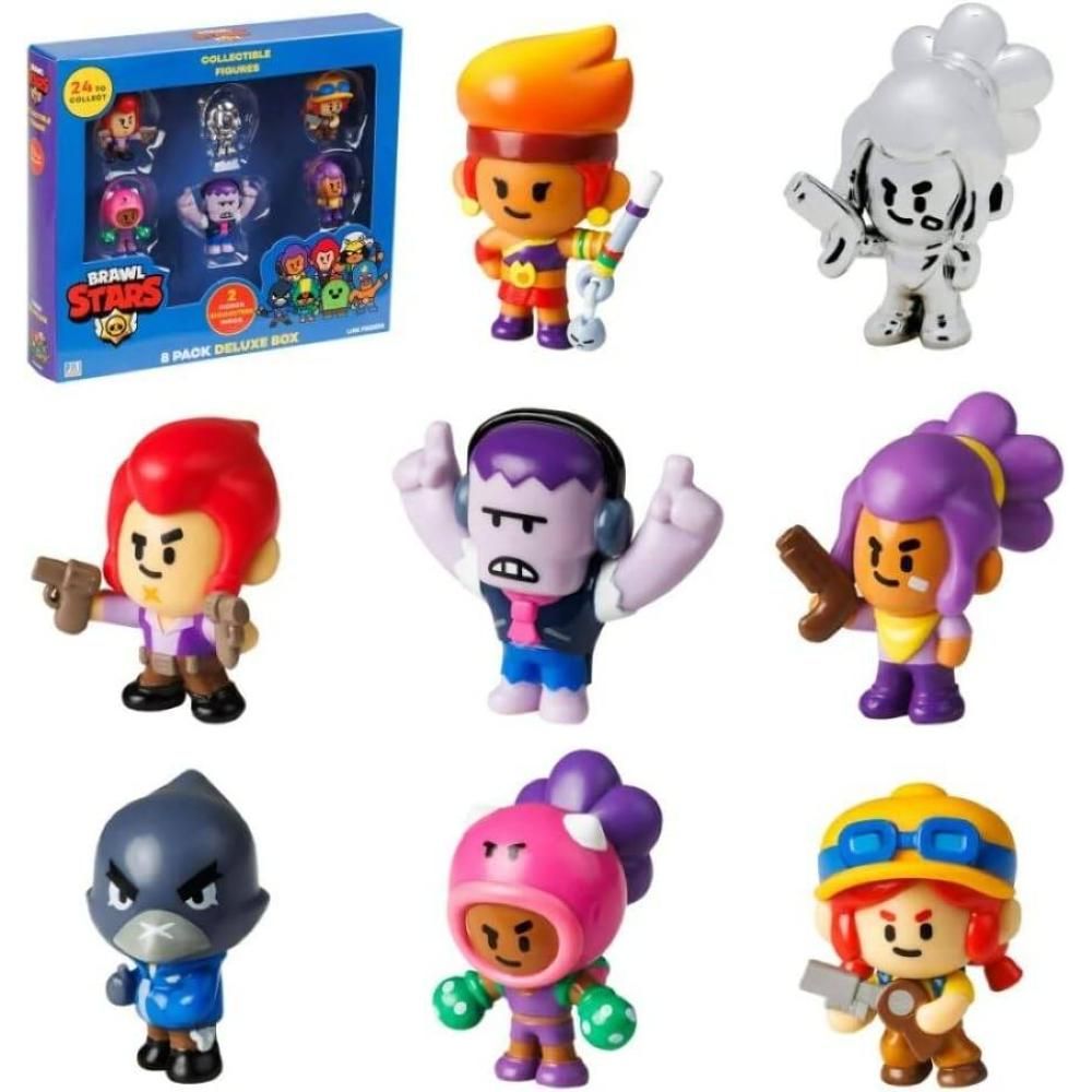 Brawl Stars - 8-in-1 Figure Blister - Pack of 1 - Style May Vary