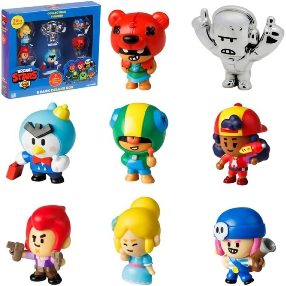 Brawl Stars - 8-in-1 Figure Blister - Pack of 1 - Style May Vary