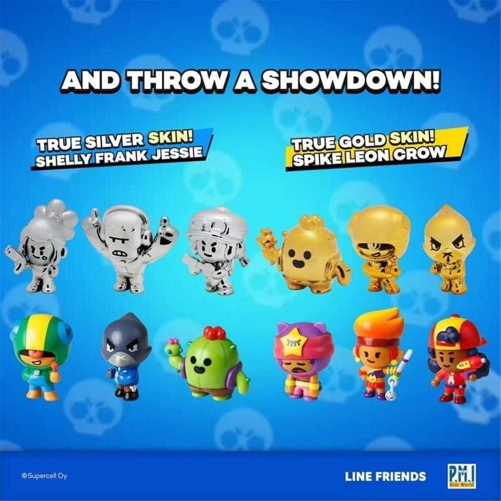 Brawl Stars - 8-in-1 Figure Blister - Pack of 1 - Style May Vary