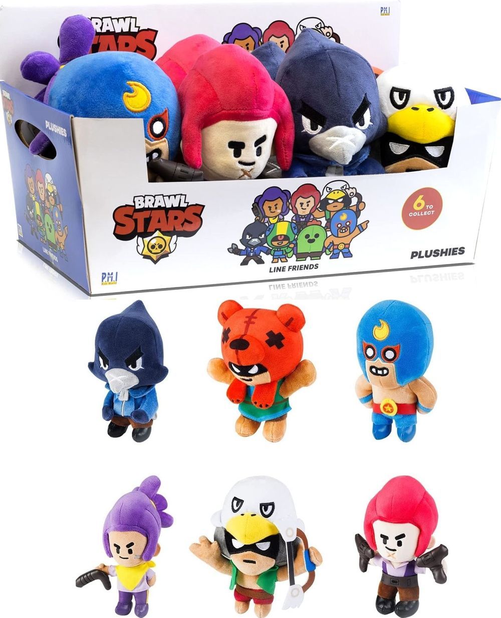 Brawl Stars - Plush Toy 16.5cm - 1pc - Style May Vary