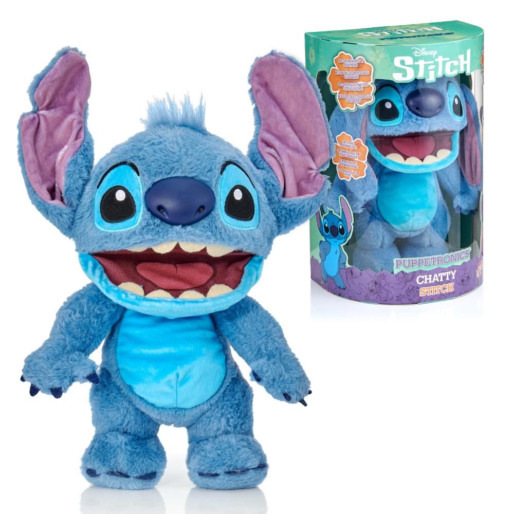 Disney - Stitch Real Fx Chatty Puppetronic - Blue