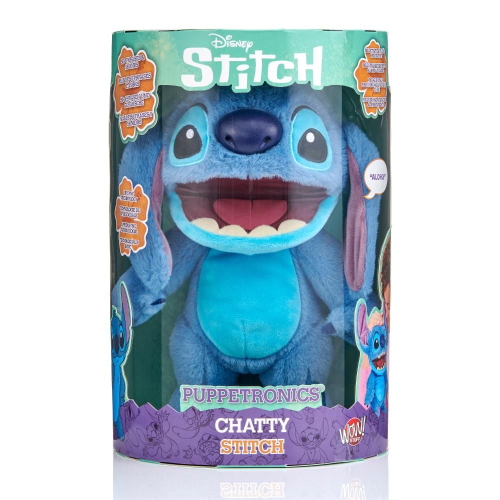 Disney - Stitch Real Fx Chatty Puppetronic - Blue