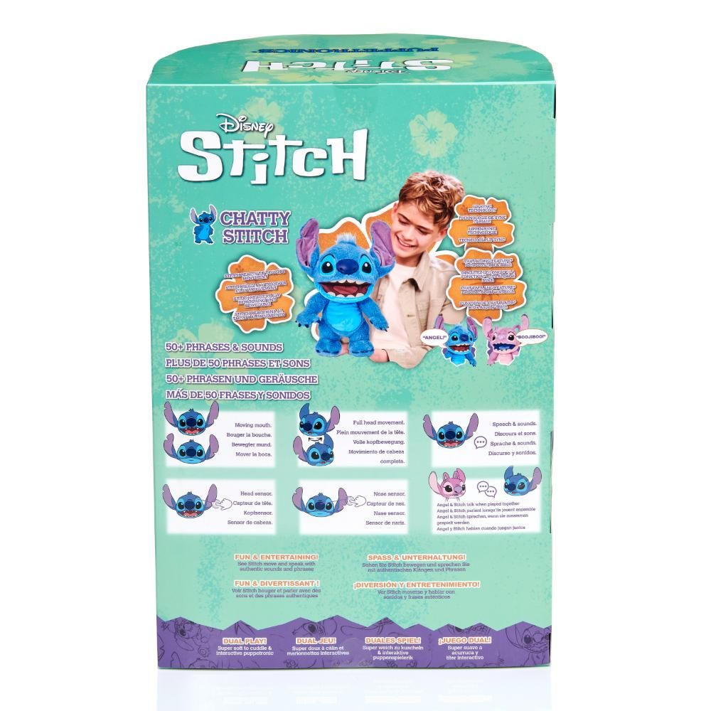 Disney - Stitch Real Fx Chatty Puppetronic - Blue