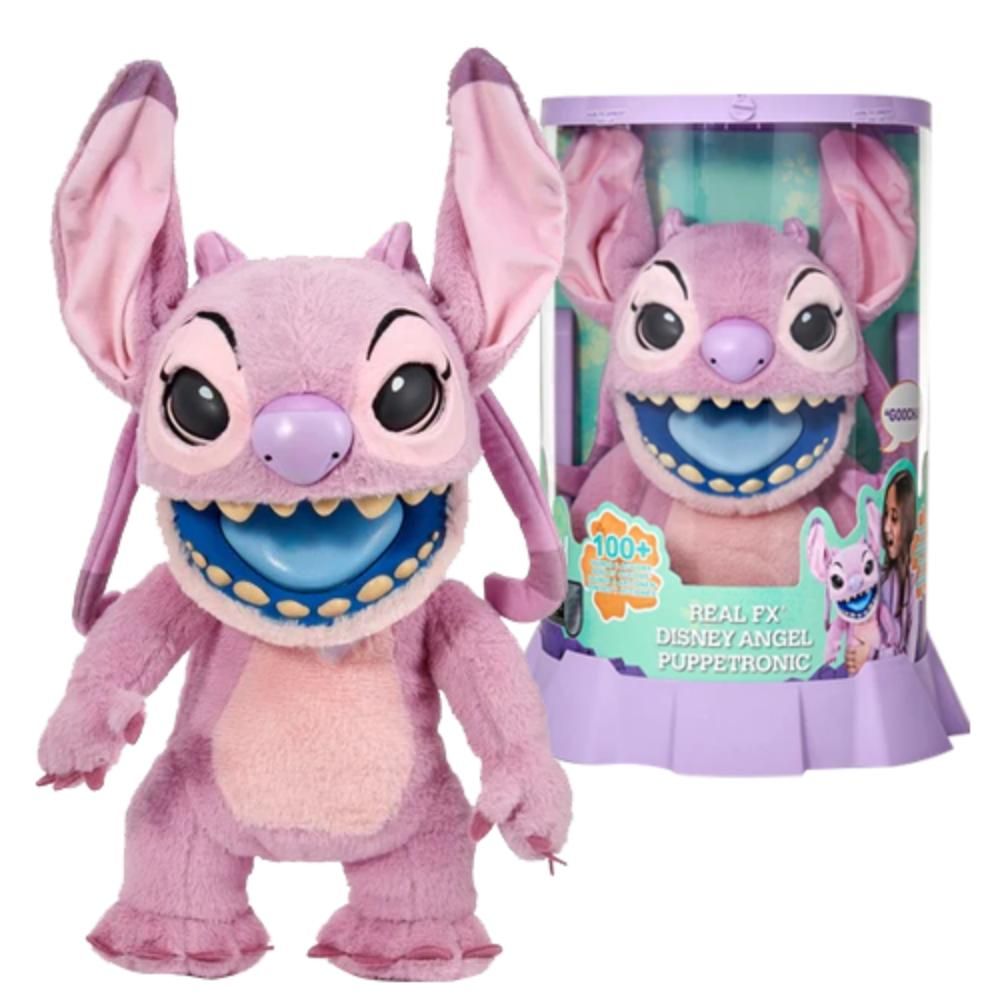 Disney - Stitch Real Fx Angel Puppetronic - Pink