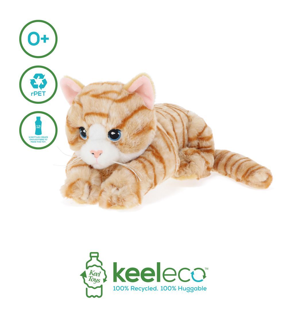 Keel Toys - Keeleco Kittens 22cm 1pc - Style & Color May Vary