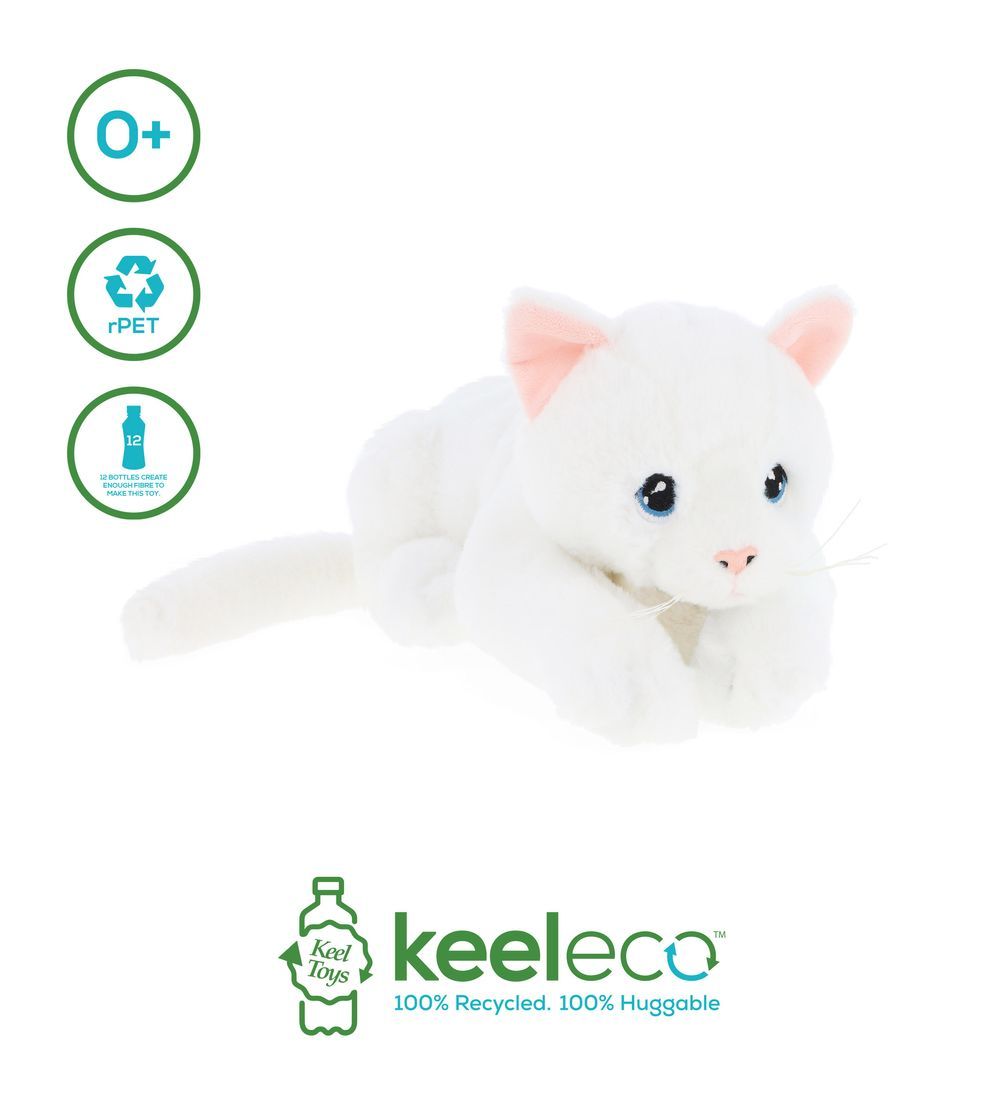 Keel Toys - Keeleco Kittens 22cm 1pc - Style & Color May Vary