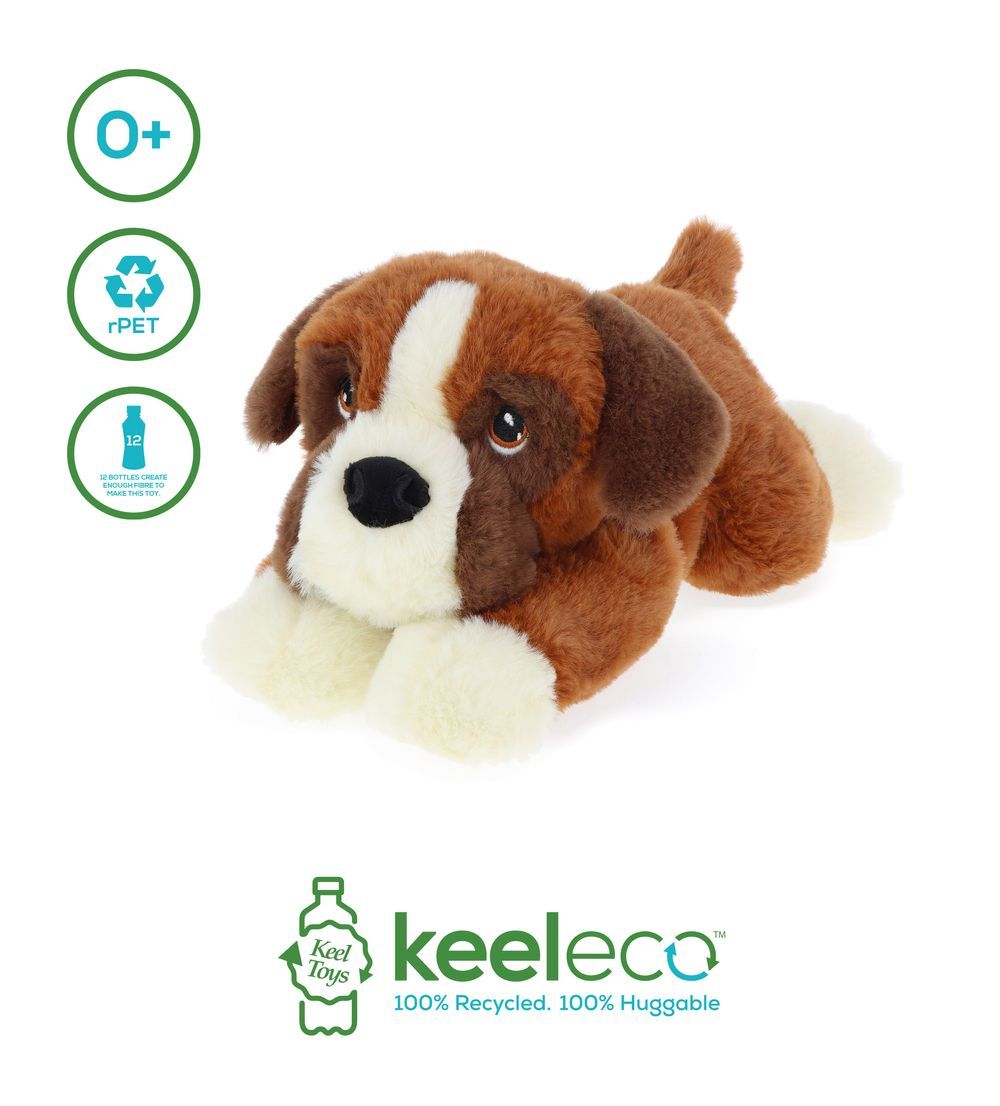 Keel Toys - Keeleco Puppies 22cm 1pc - Style & Color May Vary