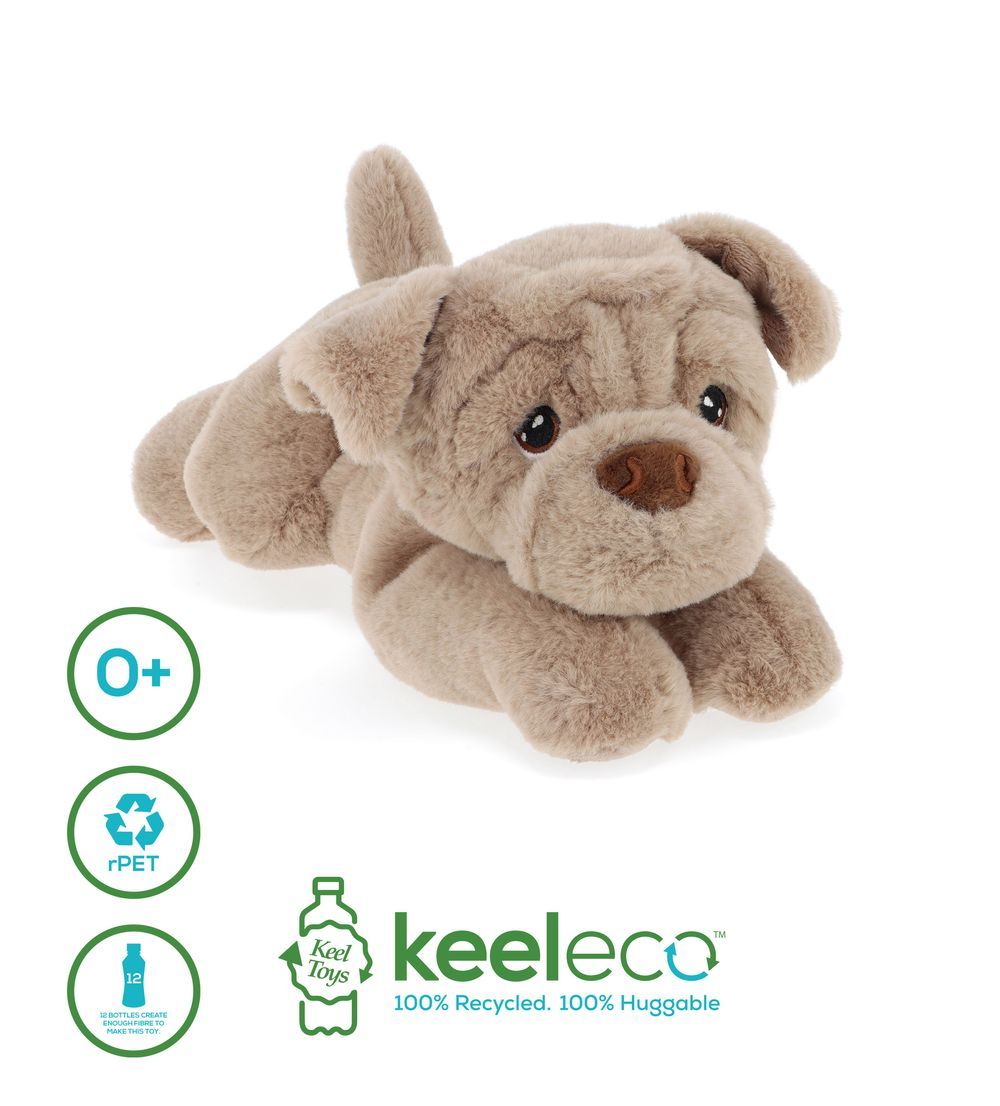 Keel Toys - Keeleco Puppies 22cm 1pc - Style & Color May Vary