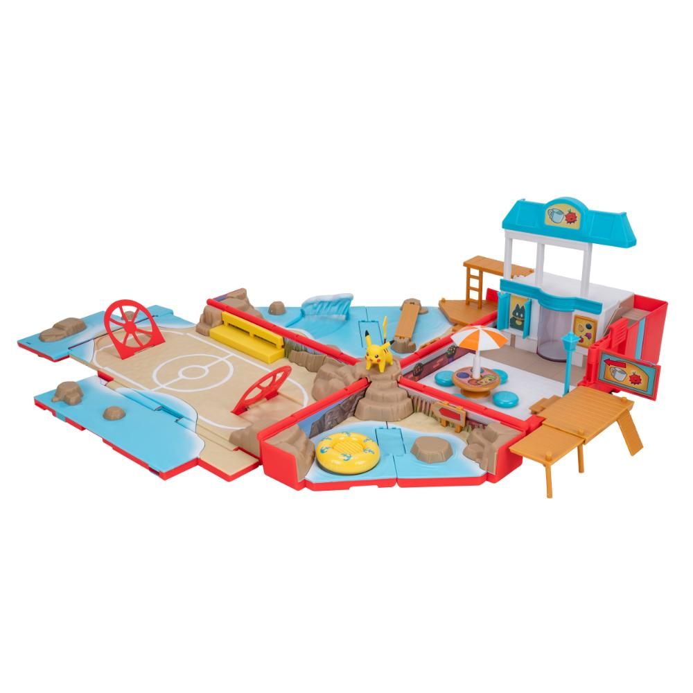 Pokemon - Cary Case Beach Battle Playset