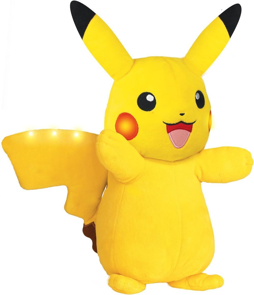 Pokemon - Battery Operated Plush Toy - Pickachu - 25.4cm - Yellow