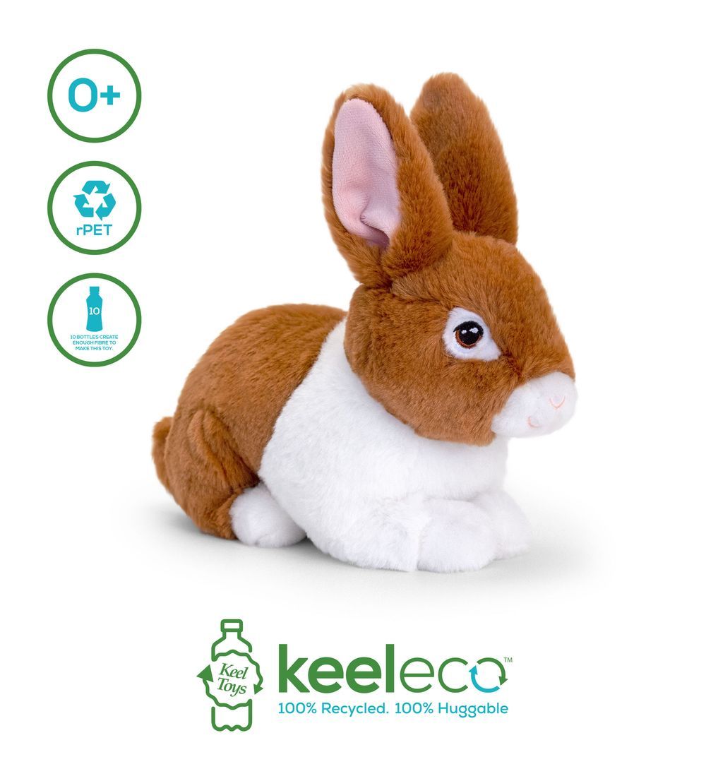 Keel Toys - Keeleco Bunnies 18cm 1pc - Style May Vary