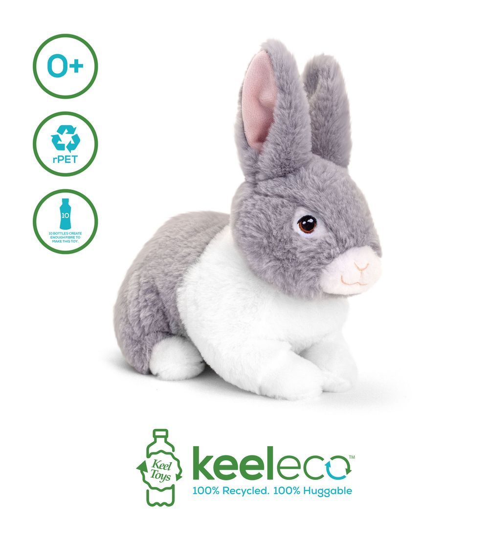 Keel Toys - Keeleco Bunnies 18cm 1pc - Style May Vary