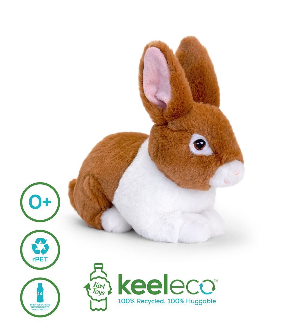 Keel Toys - Keeleco Bunnies 25cm 1pc - Style May Vary