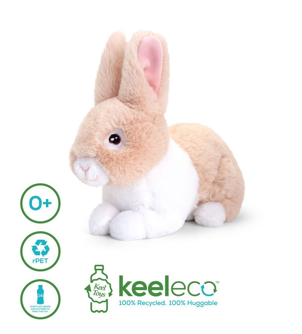 Keel Toys - Keeleco Bunnies 25cm 1pc - Style May Vary