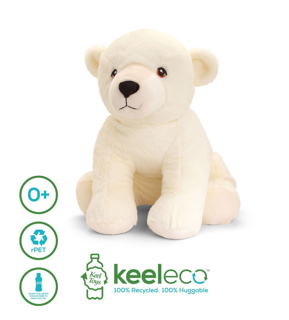 Keel Toys - Keeleco Polar Bear 45cm