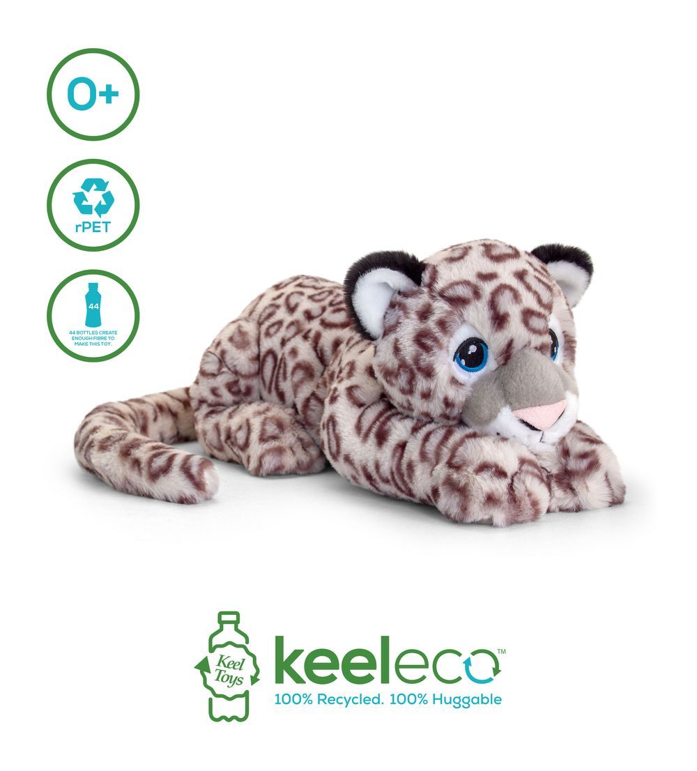 Keel Toys - Keeleco Leopard Snow 80cm