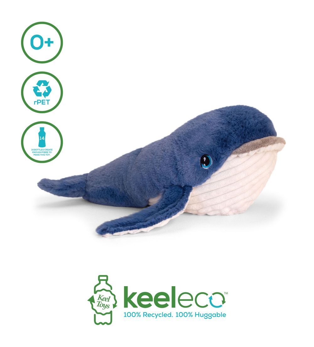 Keel Toys - Keeleco Whale 25cm