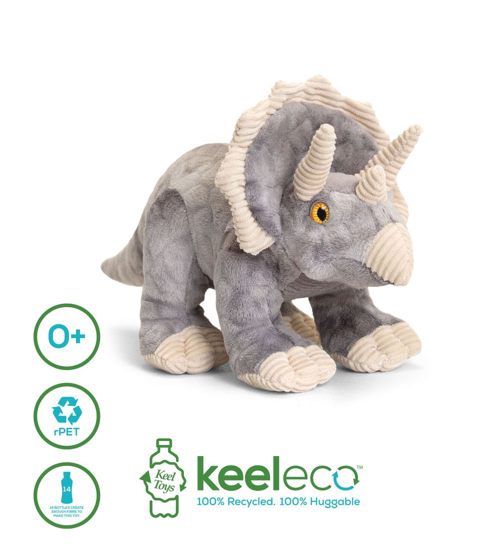 Keel Toys - Keeleco Dinosaurs 26cm 1pc - Style May Vary